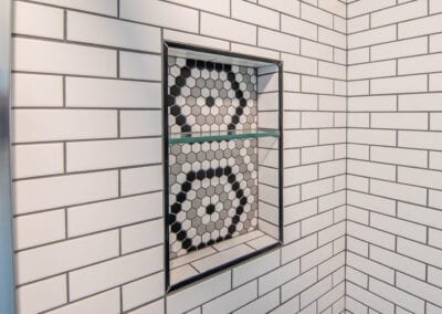 Patterned Wall Bathroom Modeling