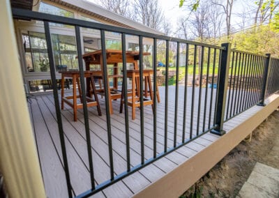 Iron Fenced Deck Modeling